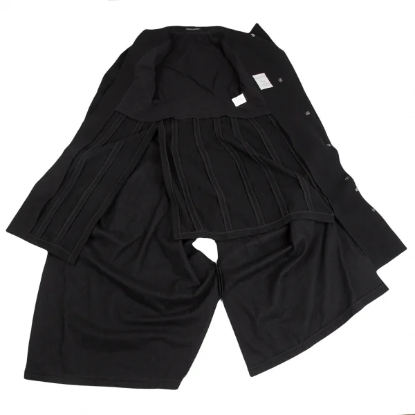 Yohji Yamamoto FEMME Tuck Wool Coat K-124743_011