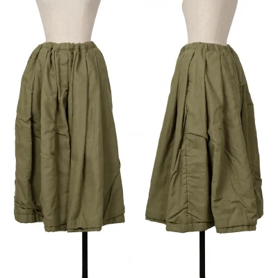 COMME des GARCONS Cotton Poly Padding Pleated Skirt