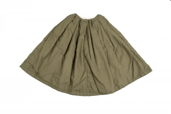 COMME des GARCONS Cotton Poly Padding Pleated Skirt K-124751_002