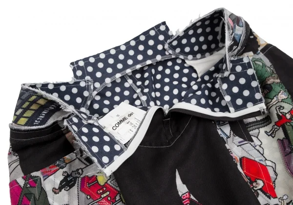 COMME des GARCONS eboy Alisa Yoffe Printed Switching Skirt K-124753_013