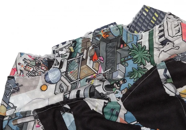 COMME des GARCONS eboy Alisa Yoffe Printed Switching Skirt K-124753_003