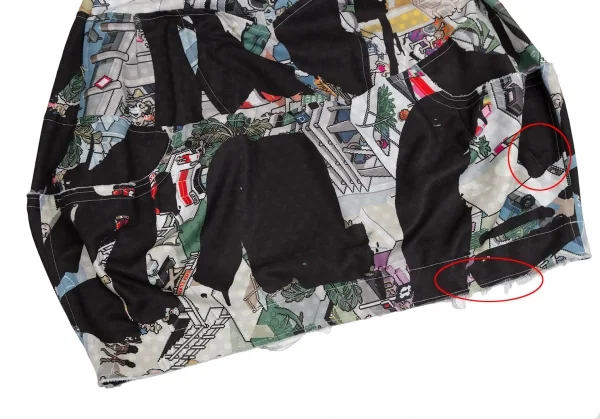 COMME des GARCONS eboy Alisa Yoffe Printed Switching Skirt K-124753_004