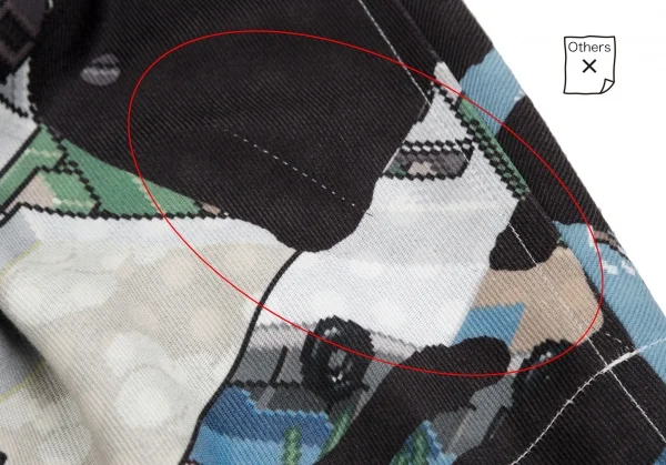 COMME des GARCONS eboy Alisa Yoffe Printed Switching Skirt K-124753_005
