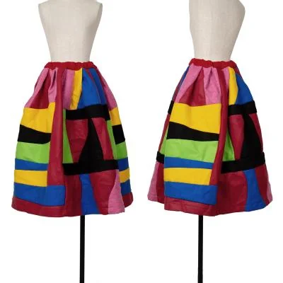 COMME des GARCONS COMME des GARCONS Felt Patcwork Skirt