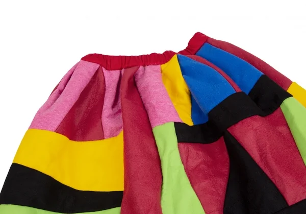 COMME des GARCONS COMME des GARCONS Felt Patcwork Skirt K-124763_003