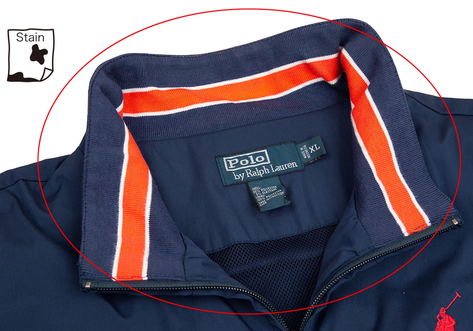 POLO RALPH LAUREN Pony One Point Embroidery Zip-up Blouson