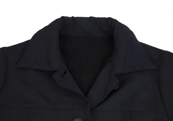 Iwish Lining Boa Stain Collar Coat K-124769_005