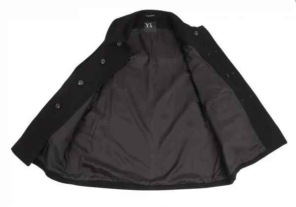 Y's Wool Blended Over-sized Coat K-124771_011