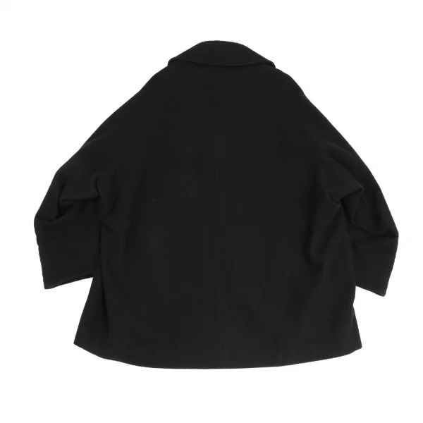 Y's Wool Blended Over-sized Coat K-124771_013