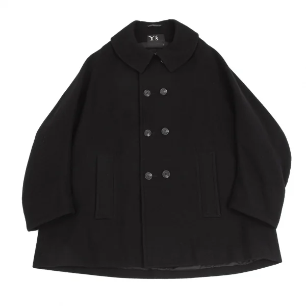 Y's Wool Blended Over-sized Coat K-124771_002