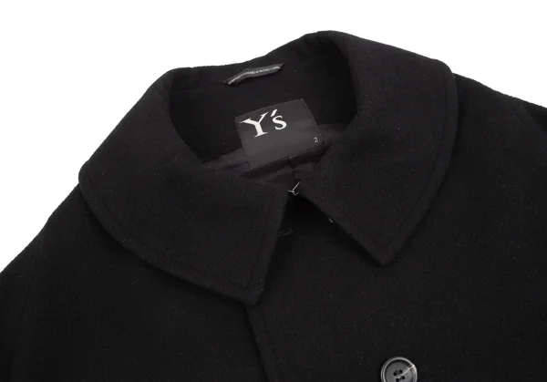 Y's Wool Blended Over-sized Coat K-124771_004