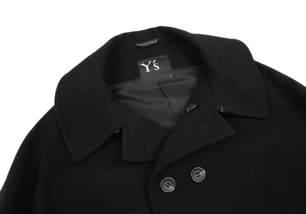 Y's Wool Blended Over-sized Coat K-124771_005