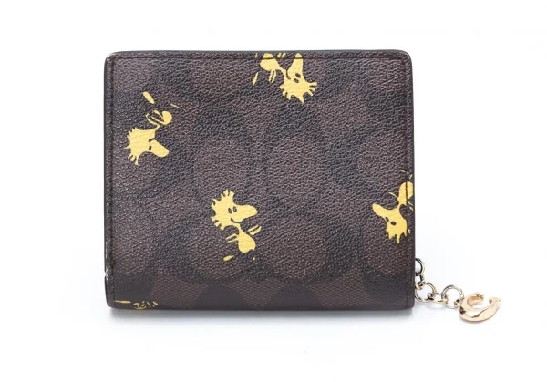COACH x PEANUTS Printed Fold Wallet K-124778_002