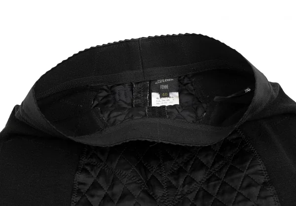 Jean-Paul GAULTIER FEMME Rib Switching Quilted Shorts K-124781_004