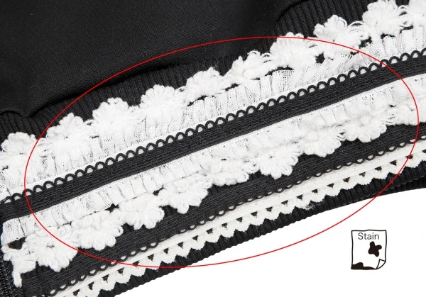 COMME des GARCONS Lace Braid Pasted Track Jacket K-124788_010