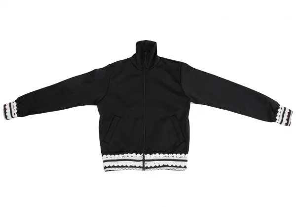 COMME des GARCONS Lace Braid Pasted Track Jacket K-124788_002