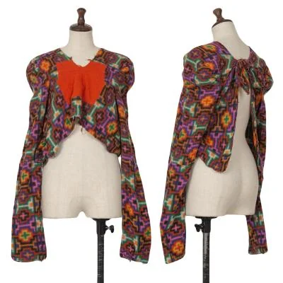 COMME des GARCONS Fulling Wool Psychedelic Top