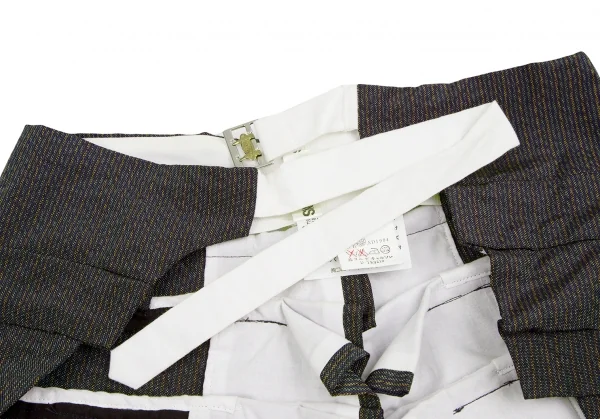 COMME des GARCONS Stripe Gathered Tail Over Skirt K-124792_004