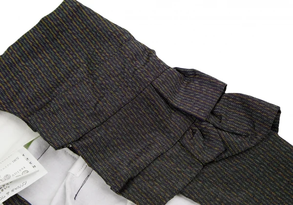 COMME des GARCONS Stripe Gathered Tail Over Skirt K-124792_006