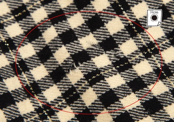 COMME des GARCONS Patchwork Printed Wrap Tweed Skirt K-124793_009
