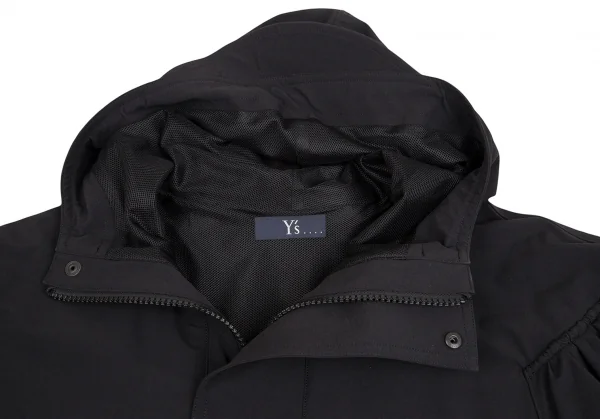 Y's.... Nylon Poly Zip Up Hooded Coat K-124794_004