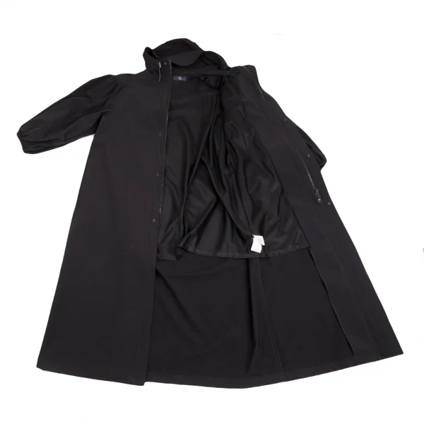 Y's.... Nylon Poly Zip Up Hooded Coat K-124794_012