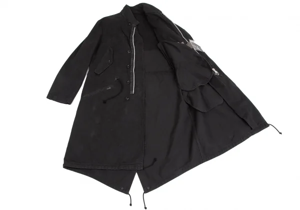 Y's BANG ON! No.188 Pigmented Cotton Military Coat K-124795_013