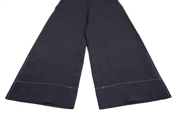L'EQUIPE YOSHIE INABA White Stitch Poly Wide Pants K-124801_009