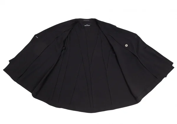 tricot COMME des GARCONS Georgette Double Breasted Jacket K-124807_010