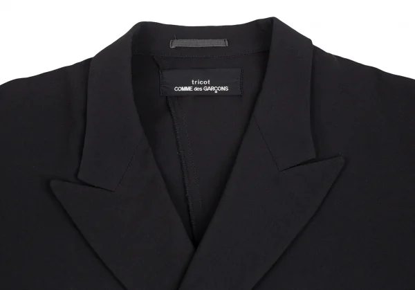 tricot COMME des GARCONS Georgette Double Breasted Jacket K-124807_003