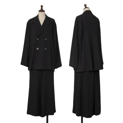 tricot COMME des GARCONS Double Breasted Jacket & Pants