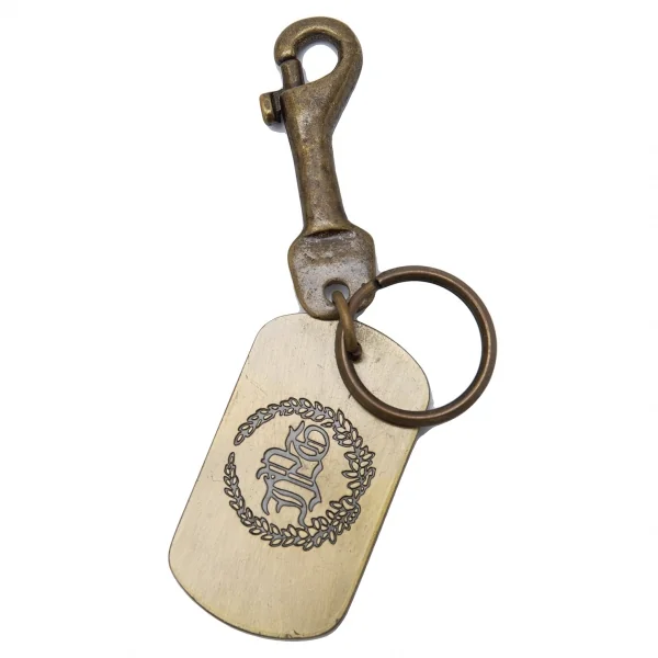 Jean-Paul GAULTIER Logo Dog Tag Key Ring K-124813_002