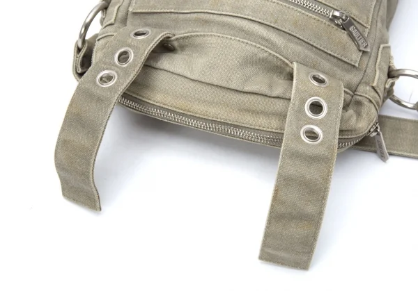 Jean Paul GAULTIER Belted Canvas Shoulder Bag K-124817_013