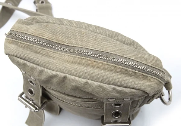Jean Paul GAULTIER Belted Canvas Shoulder Bag K-124817_015