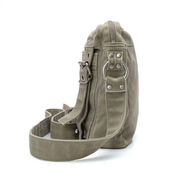 Jean Paul GAULTIER Belted Canvas Shoulder Bag K-124817_002