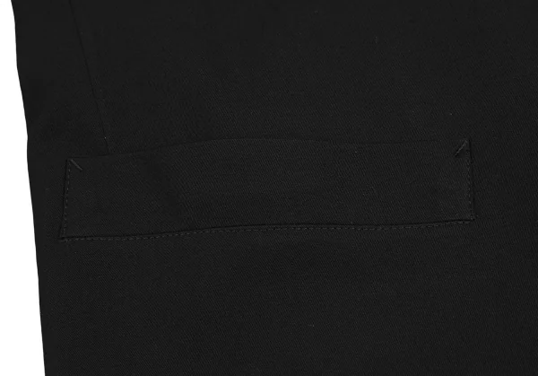 Y's Wool Gabardine Shirt Collar Layered Jacket K-124824_010