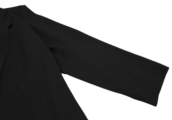 Y's Wool Gabardine Shirt Collar Layered Jacket K-124824_007
