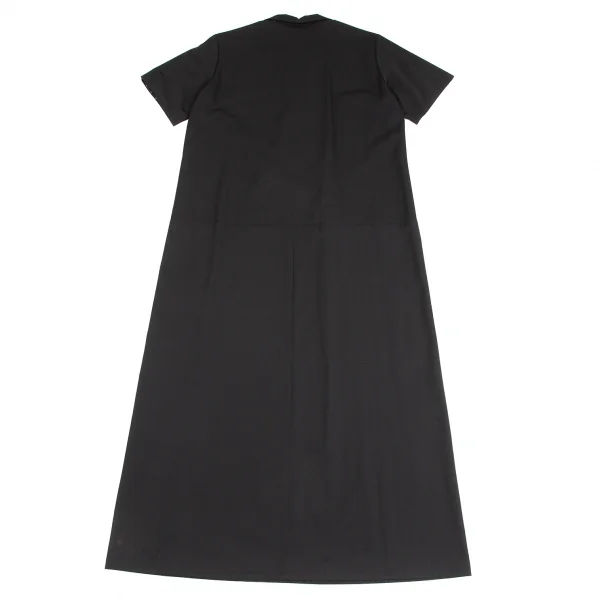 Y's Wool Gabardine Cachecoeur Dress K-124826_011