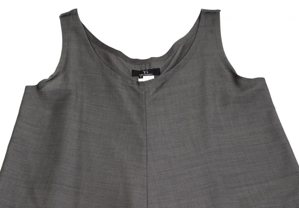 Y's Mohair Blended Silk Wool Sleeveless Dress K-124828_003