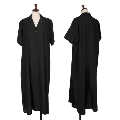 Y's Wool Poly Stitch Collar Dress