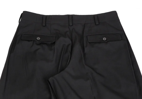 Y's Wool Gabardine Wide Pants K-124830_010