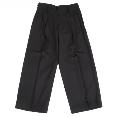 Y's Wool Gabardine Wide Pants
