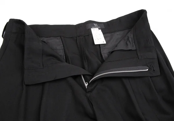 Y's Wool Gabardine Wide Pants K-124830_005