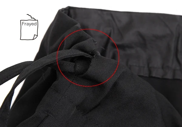 Y's Wool Gabardine Drawstring Pants K-124831_003
