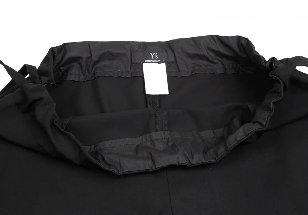 Y's Wool Gabardine Drawstring Pants K-124831_005