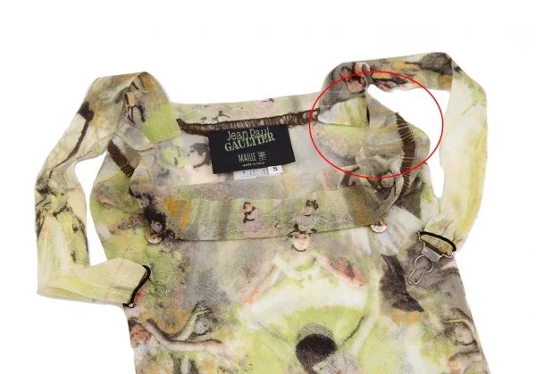 Jean-Paul GAULTIER MAILLE FEMME Ballerina Printed Shirt K-124841_005