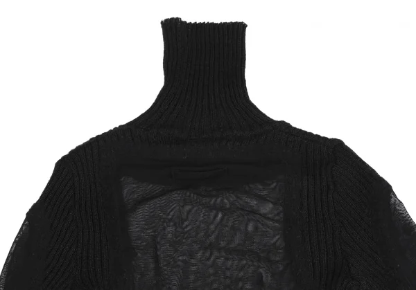 Jean-Paul GAULTIER FEMME Mesh Switching Knit Sweater K-124843_012