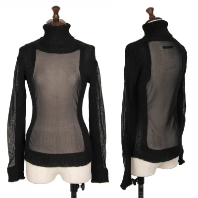 Jean-Paul GAULTIER FEMME Mesh Switching Knit Sweater