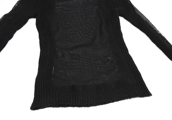 Jean-Paul GAULTIER FEMME Mesh Switching Knit Sweater K-124843_009
