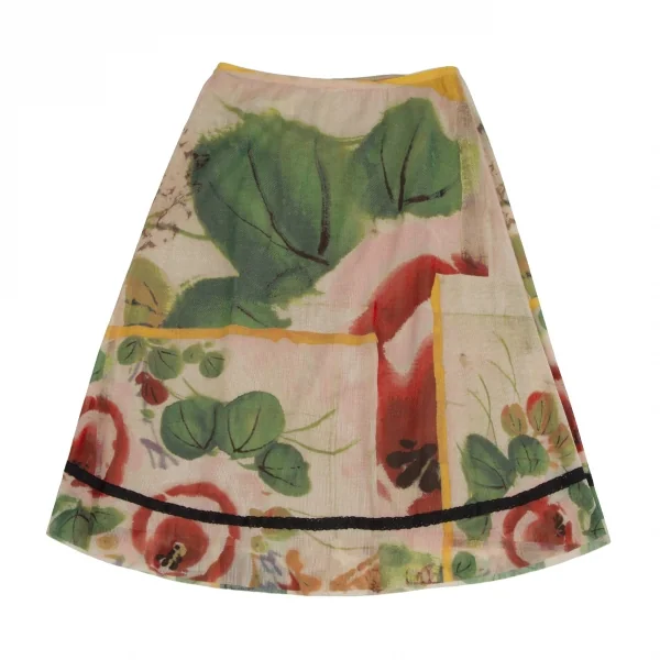 Jean-Paul GAULTIER FEMME Printed Mesh Skirt K-124849_002